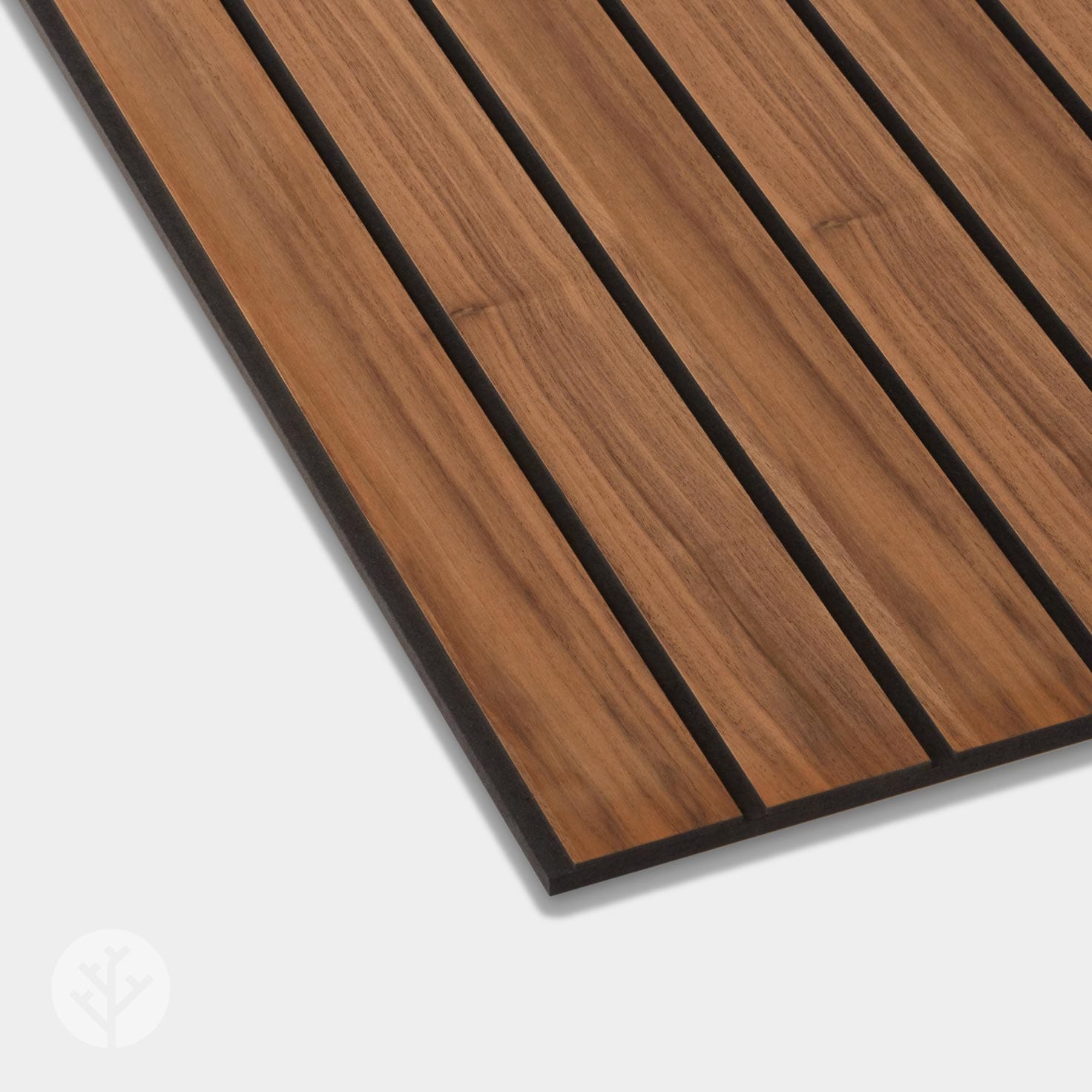Slatpanel® Luxury Walnut Non-Acoustic Wide Slat Wood Wall Panels
