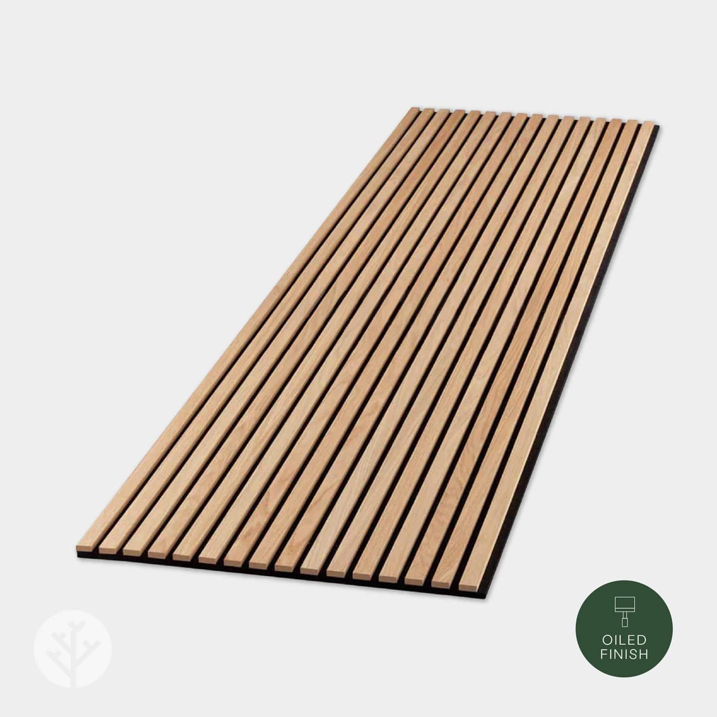 Slatpanel® Oak Natural Core Acoustic Slat Wood Wall Panels